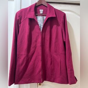 Women’s plus size chicos blazer jacket, lightweight stretchy blazer